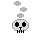 Smoking skull