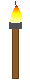 Burning torch